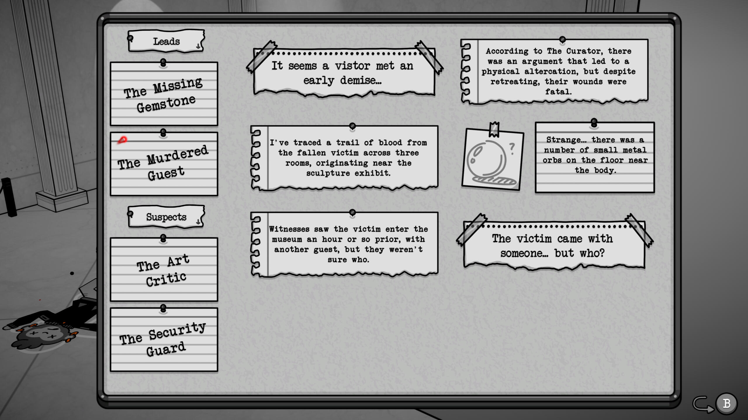 Screenshot showcasing the leads board